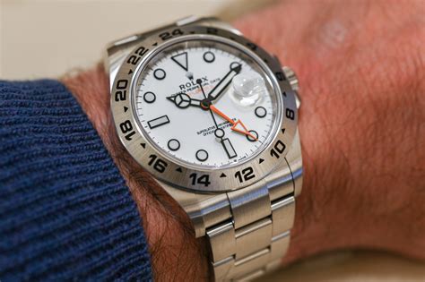 rolex white face explorer ii|Rolex explorer 2 226570.